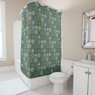 Southwest Style Talavera Tile Colourful Bathroom