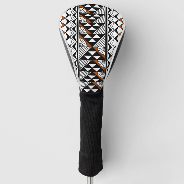 Southwest Sun and Rain in Rust Golf Head Cover (Front)