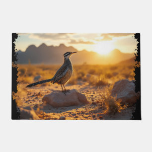 Southwest Sunrise Arizona Roadrunner Doormat