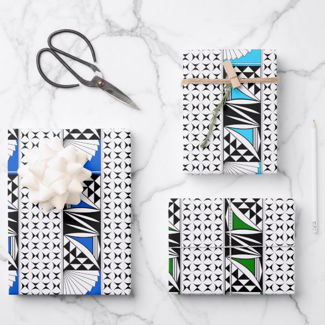 Southwest Sunrise Collection 2 Wrapping Paper Sheet (Front)