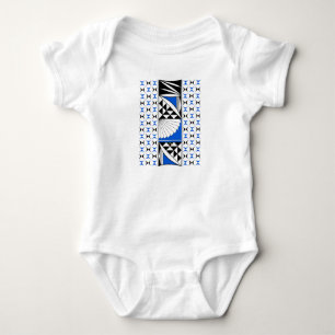 Southwest Sunrise in Blue Baby Bodysuit