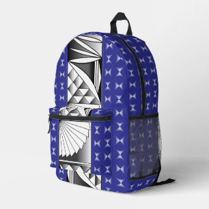 Southwest Sunrise in Deep Blue Printed Backpack