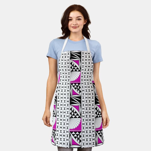Southwest Sunrise in Pink Apron (Worn)