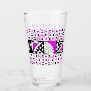 Southwest Sunrise in Pink Glass