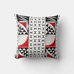 Southwest Sunrise in Red Throw Pillow