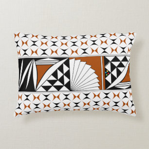 Southwest Sunrise in Rust Accent Pillow