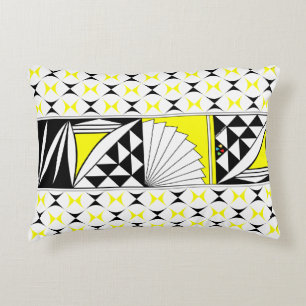 Southwest Sunrise in Yellow Accent Pillow