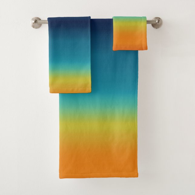 Southwest Sunset Bath Towel Set (Insitu)