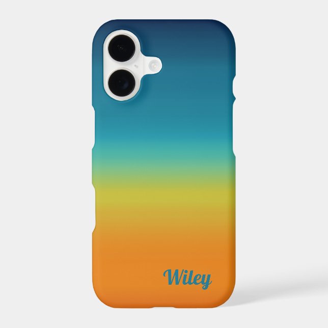 Southwest Sunset Colors Personalized (Back)