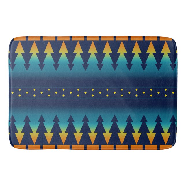 Southwest Sunset Pines Bath Mat (Front)