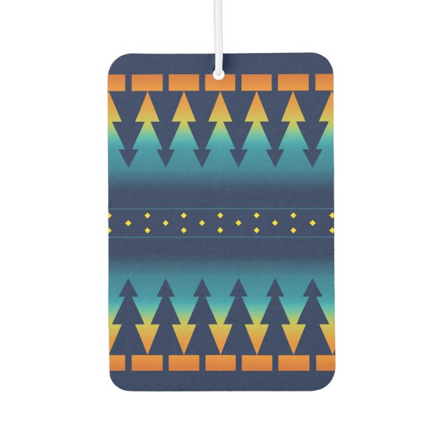 Southwest Sunset Pines Blanket Style Design Air Freshener (Front)