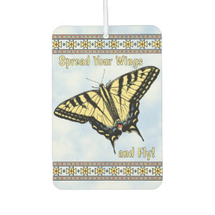 Southwest Swallowtail Butterfly Blue Sky Custom Air Freshener