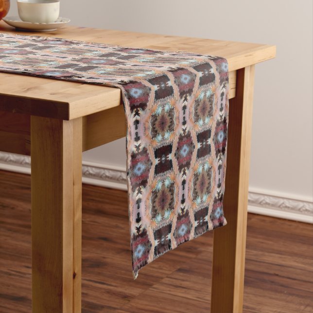 Southwest Tapestry Short Table Runner (In Situ)