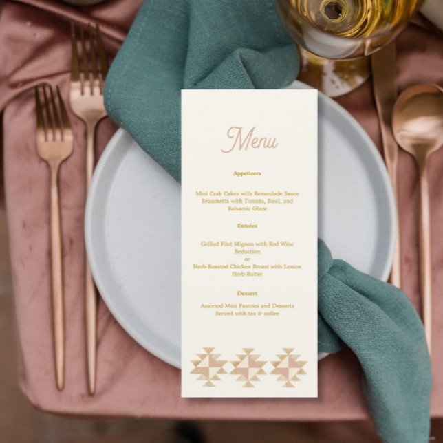 southwest theme wedding  menu (Creator Uploaded)