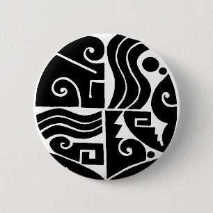 Southwest Tortuga 2 Inch Round Button