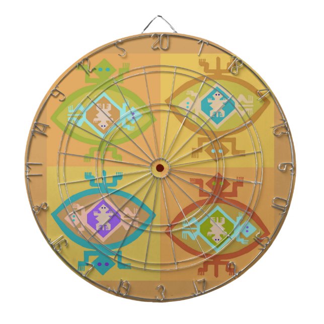 Southwest Tortuga Family Dartboard (Front)