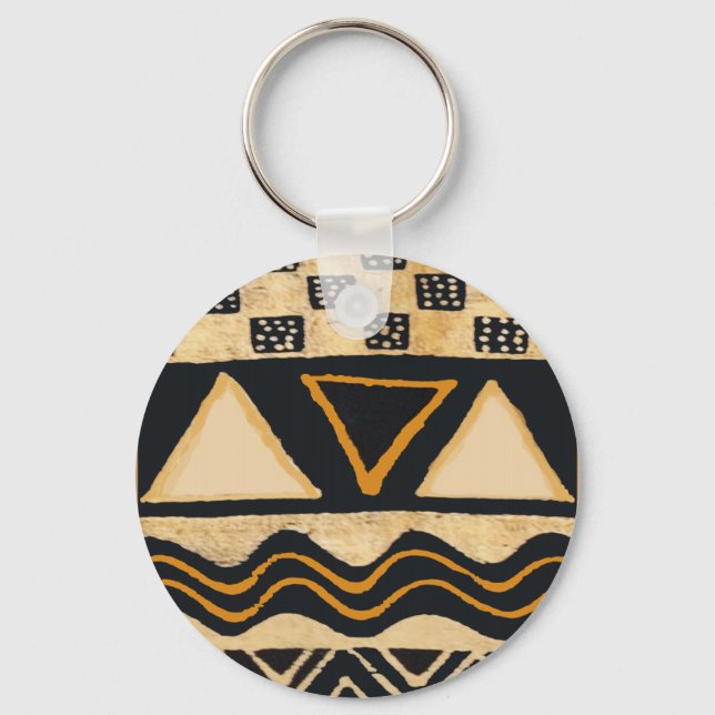 Southwest Tribal Native American Design Keychain (Front)