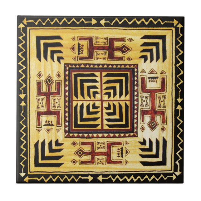 Southwest Tribal Spirits Tile (Front)