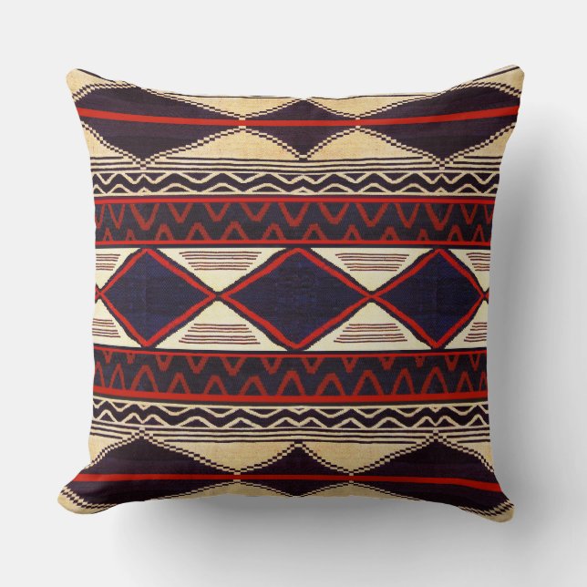 Southwest Tribal Throw Pillow (Front)
