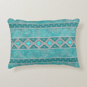 Southwest Turquoise Decorative Pillow