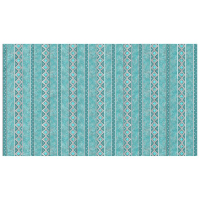Southwest Turquoise Tablecloth (Front (Horizontal))