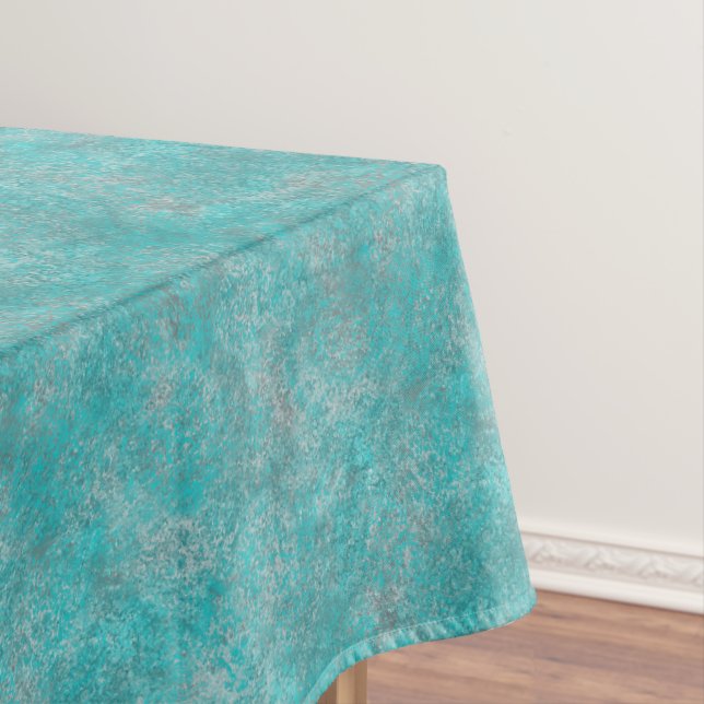 Southwest Turquoise Tablecloth (In Situ)
