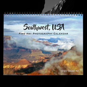 Southwest USA Fine Art Photography 2026 Calendar