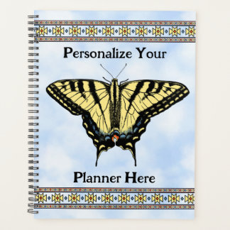 Southwest Yellow Swallowtail Butterfly Custom Planner