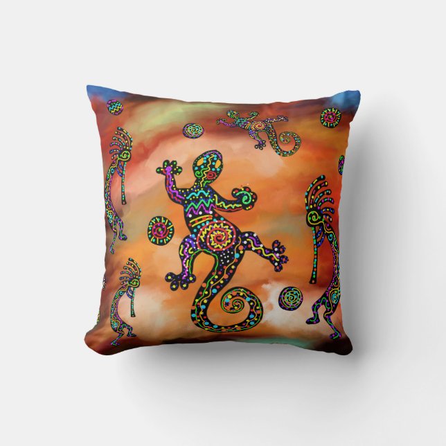 SOUTHWESTERN ART THROW PILLOW (Front)