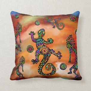 SOUTHWESTERN ART THROW PILLOW
