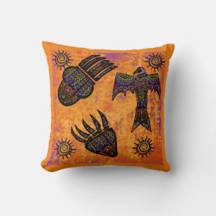Southwestern Art Throw Pillow