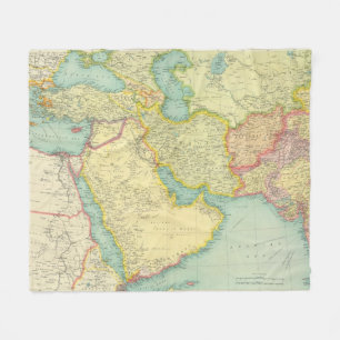 Southwestern Asia Fleece Blanket