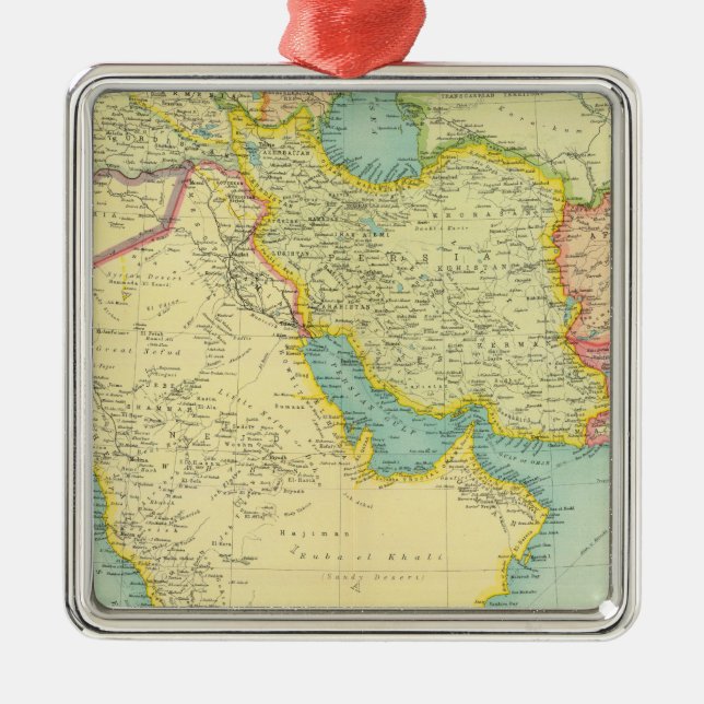 Southwestern Asia Metal Ornament (Front)