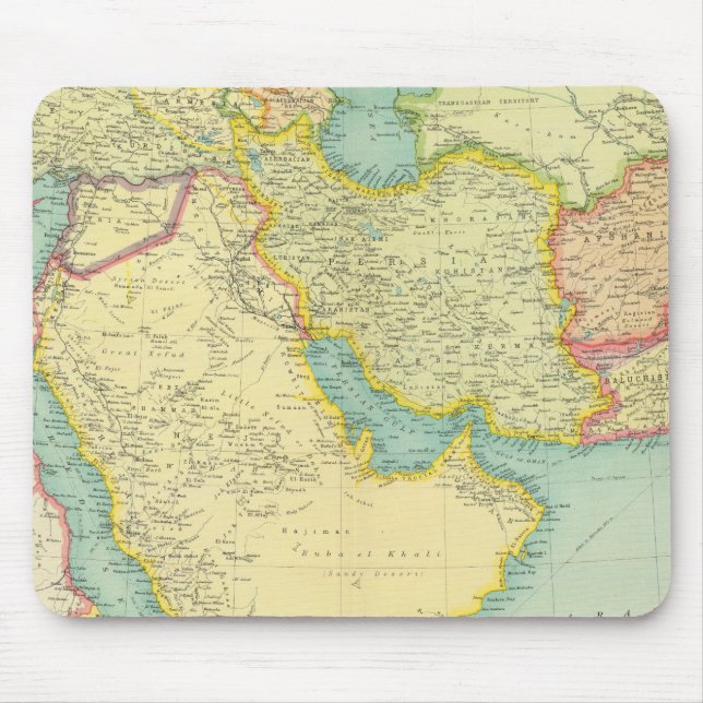 Southwestern Asia Mouse Pad (Front)
