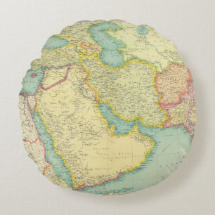 Southwestern Asia Round Pillow