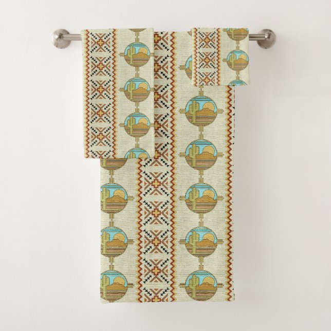 Southwestern  bath towel set (Insitu)