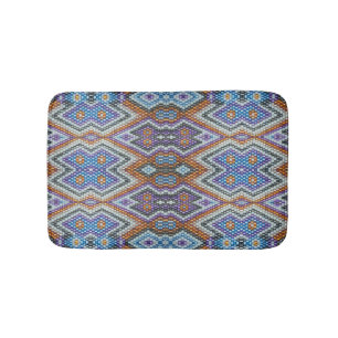 Southwestern Bead Art Bath Mat