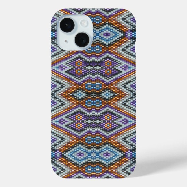 Southwestern Bead Art Case-Mate iPhone Case (Back)