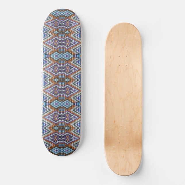Southwestern Bead Art Skateboard (Front)