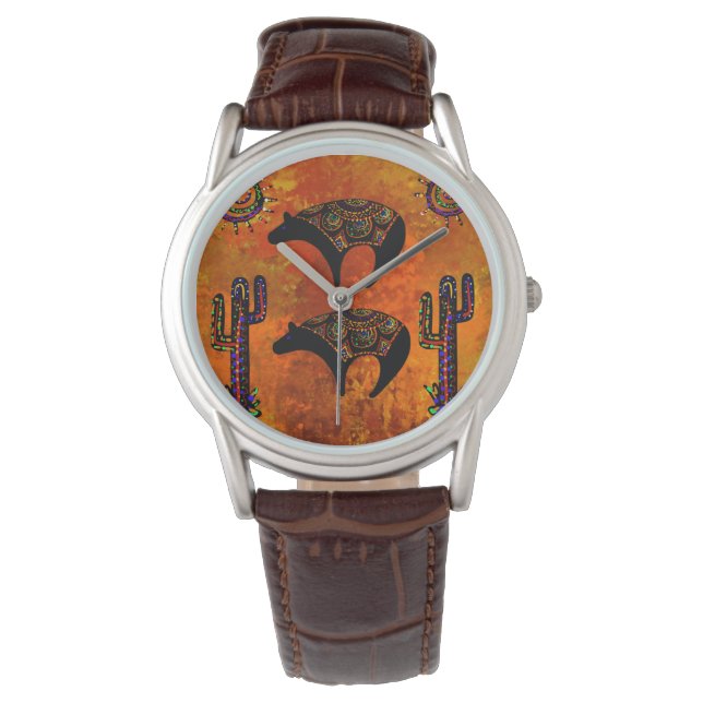 Southwestern Bear Art Watch (Front)