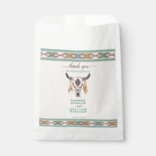 Southwestern boho tribal ranch wedding thank you favour bag