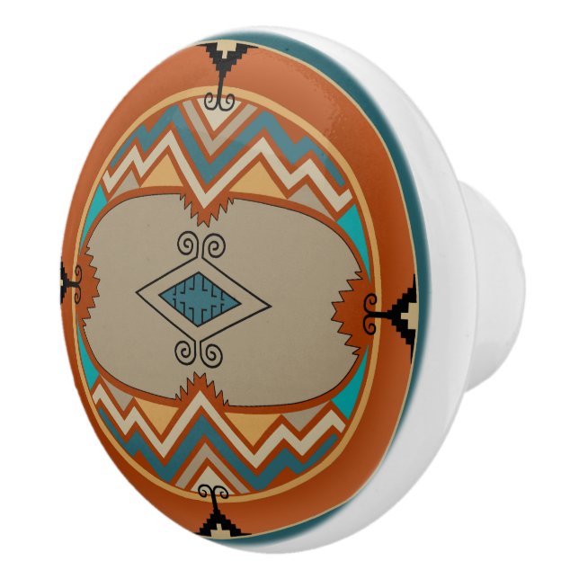 Southwestern Ceramic Knobs (Right)