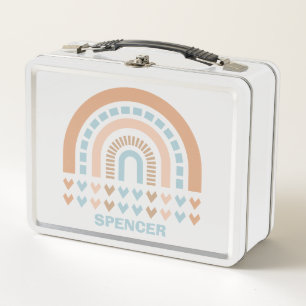 Southwestern Colours Boho Rainbow Metal Lunch Box