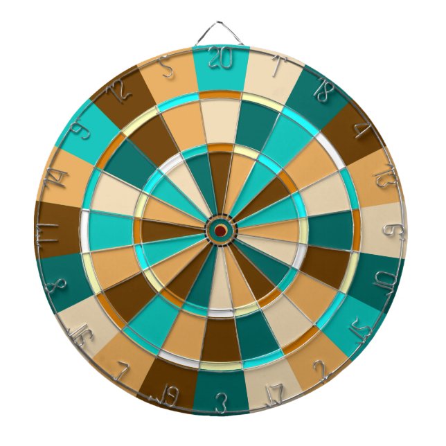 Southwestern Decor Desert Colours Arizona Dartboard (Front)