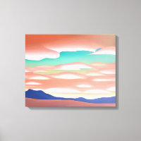Southwestern Desert and Sky Minimalist Art