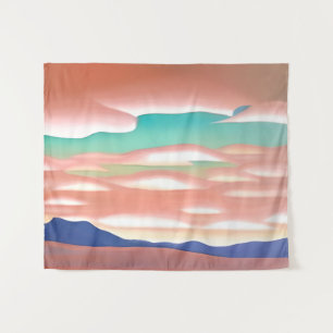Southwestern Desert and Sky Minimalist Art   Tapestry