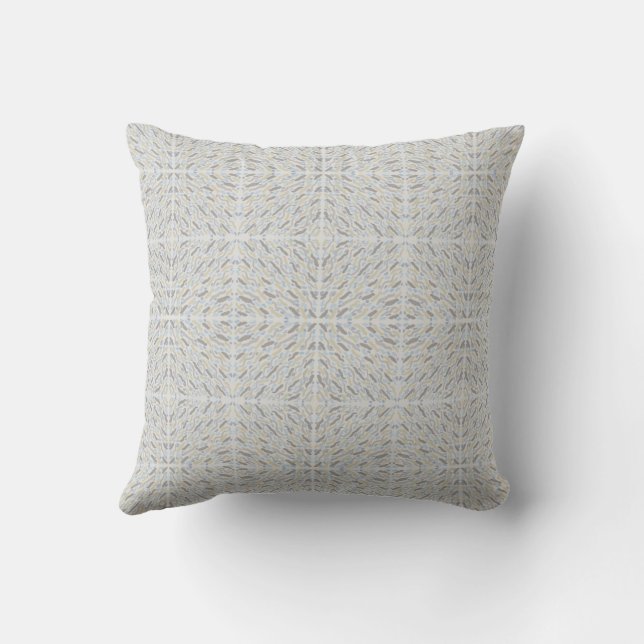 Southwestern Desert Colours Pattern Throw Pillow (Back)