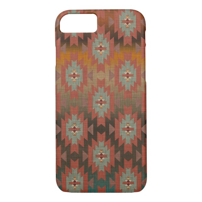 Southwestern Desert Motif iPhone 7 Coque (Dos)