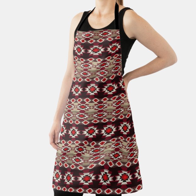 Southwestern ethnic native pattern apron (Insitu)