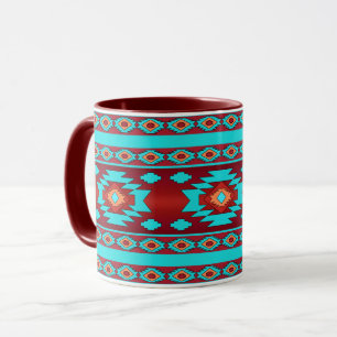 Southwestern ethnic tribal pattern. mug